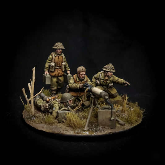 Vickers Team - Canadian - 28mm WW2 Wargaming
