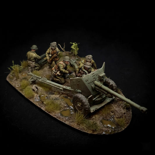 6PDR Team - British - 28mm WW2 Wargaming