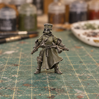 Iron Veil Sister 02. Slapchop-painted display example. Supplied unpainted. Background items not included.