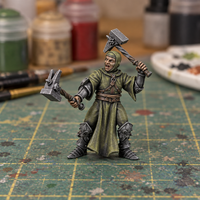 Iron Veil Sister 03. Slapchop-painted display example. Supplied unpainted. Background items not included.