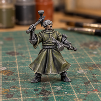 Iron Veil Sister 06. Slapchop-painted display example. Supplied unpainted. Background items not included.