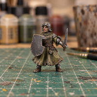 Iron Veil Sister 10. Slapchop-painted display example. Supplied unpainted. Background items not included.