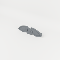 Alien Barricade 02 unpainted 28mm tabletop terrain