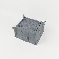 Alien Structure 01 unpainted 28mm tabletop terrain