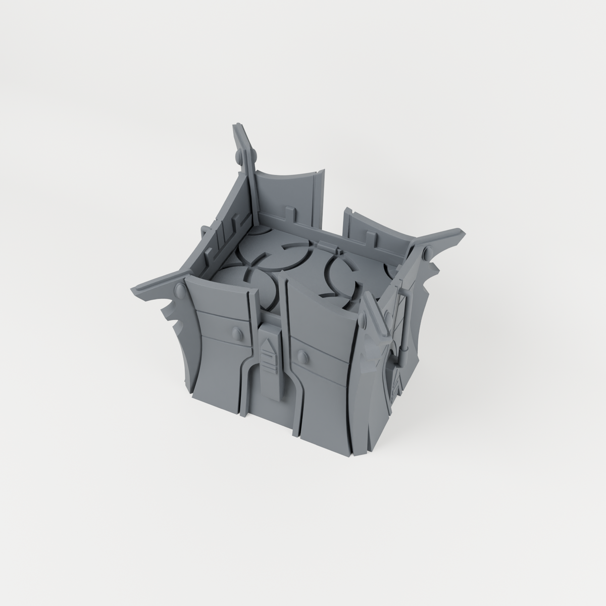 Alien Structure 02 unpainted 28mm tabletop terrain