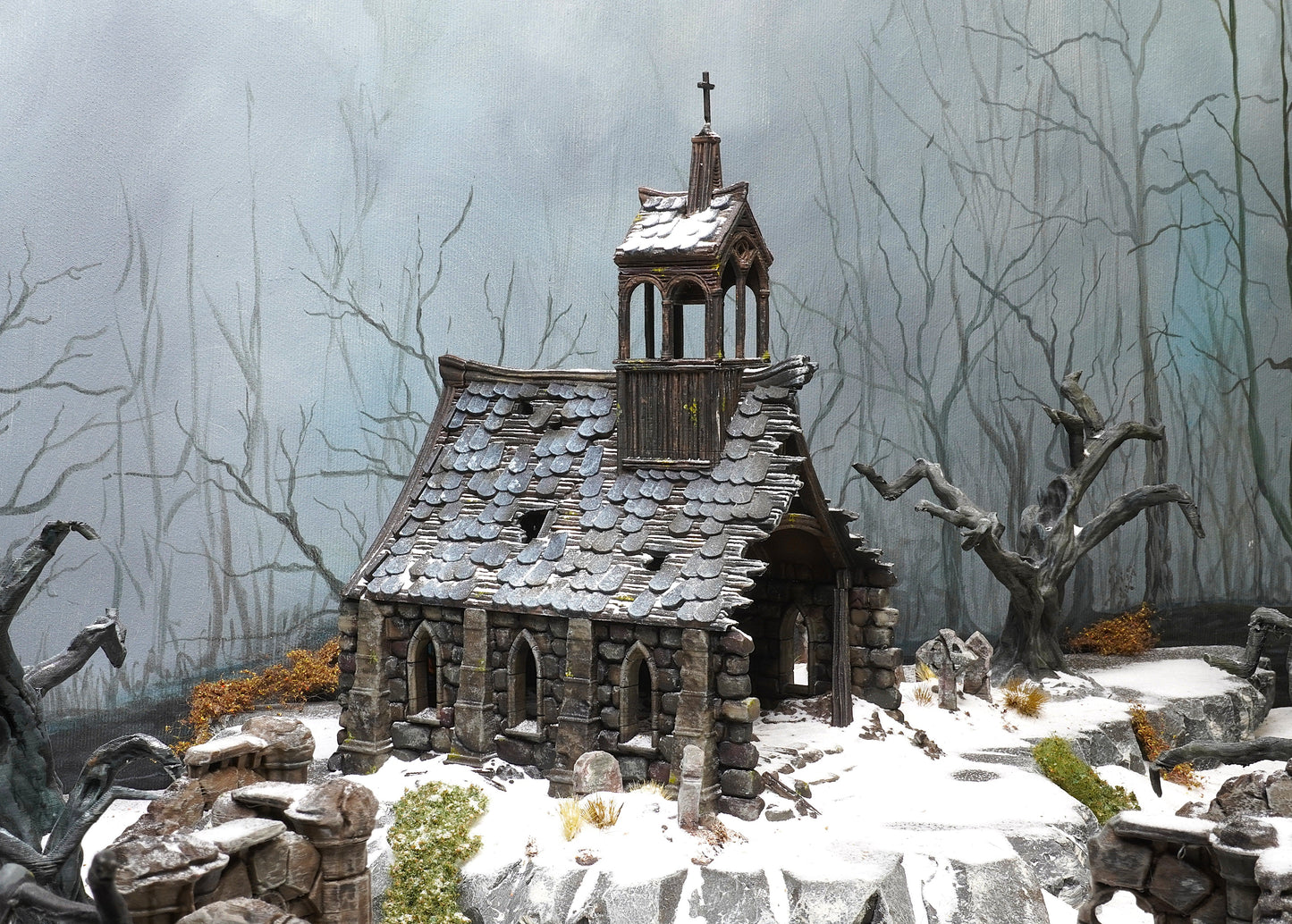 Basilica Ruins - 28mm DND/Wargame/RPG Terrain - Molten Prints