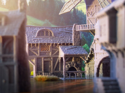 Blacksmith - 28mm DND/Wargame/RPG Terrain - Molten Prints