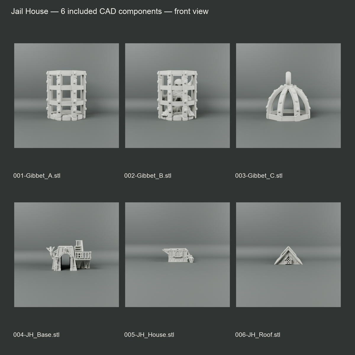 Jail House component alternate views