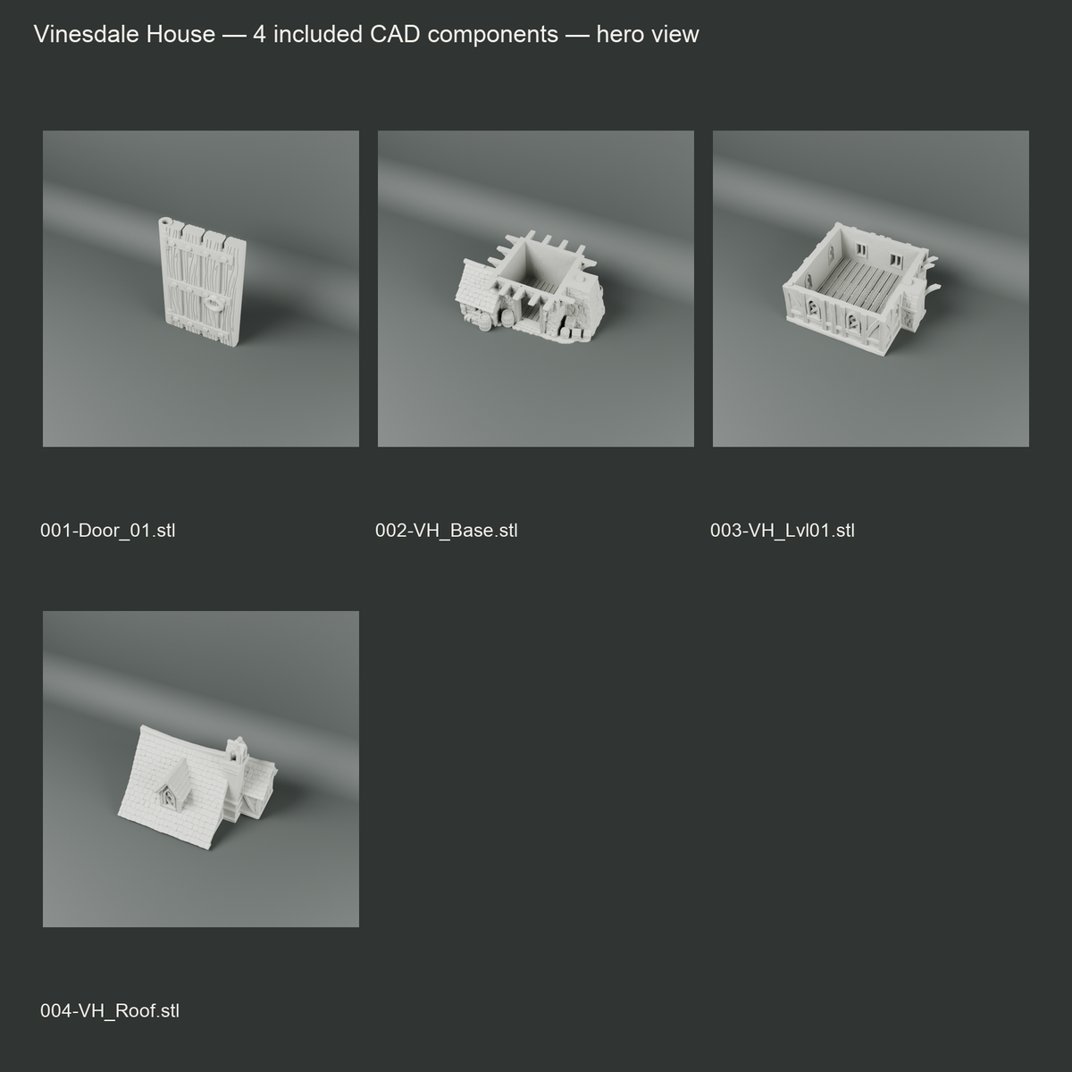 Vinesdale House included 3D printed components