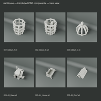 Jail House included 3D printed components