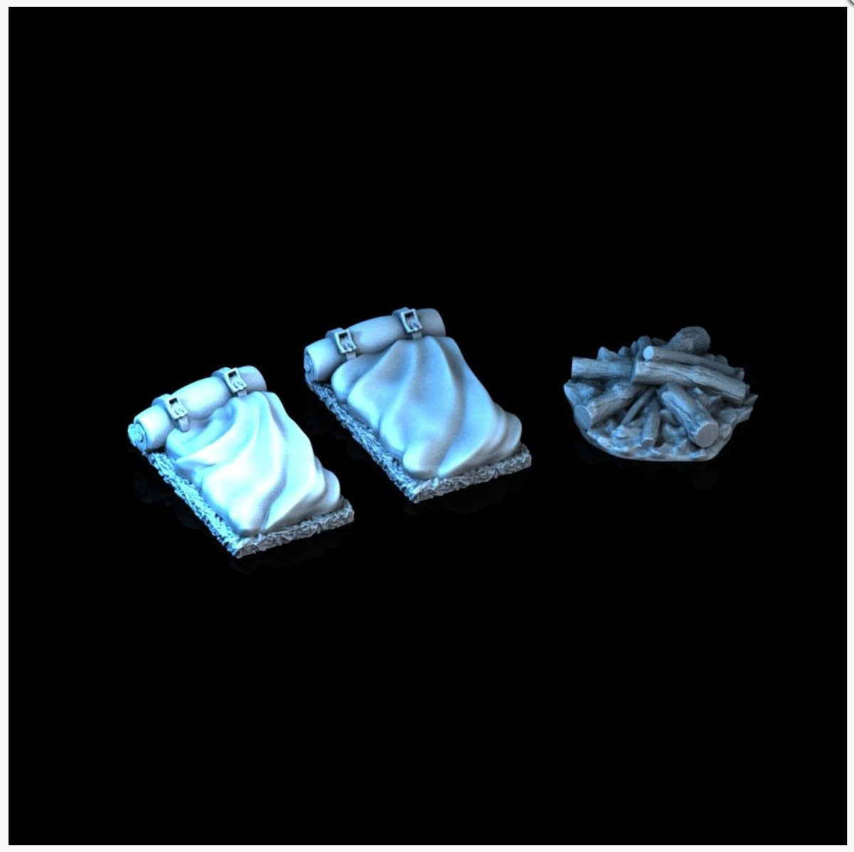 Camping Set - 28mm DND/Wargame/RPG Terrain - Molten Prints