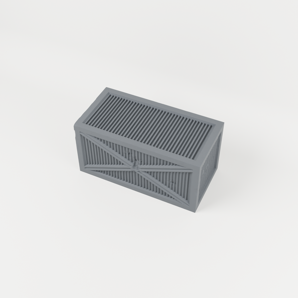 Cargo Container 02 unpainted 28mm tabletop terrain