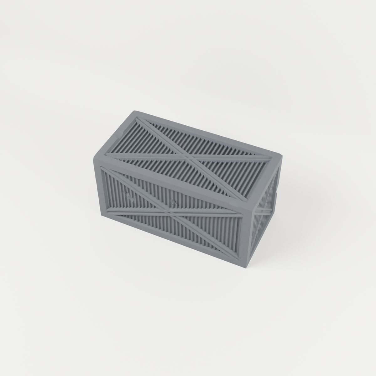Cargo Container 03 unpainted 28mm tabletop terrain