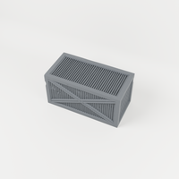 Cargo Container 04 unpainted 28mm tabletop terrain