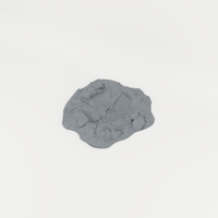 Battlefield Crater 02 unpainted 28mm tabletop terrain