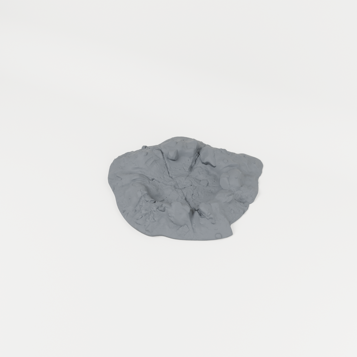 Battlefield Crater 03 unpainted 28mm tabletop terrain