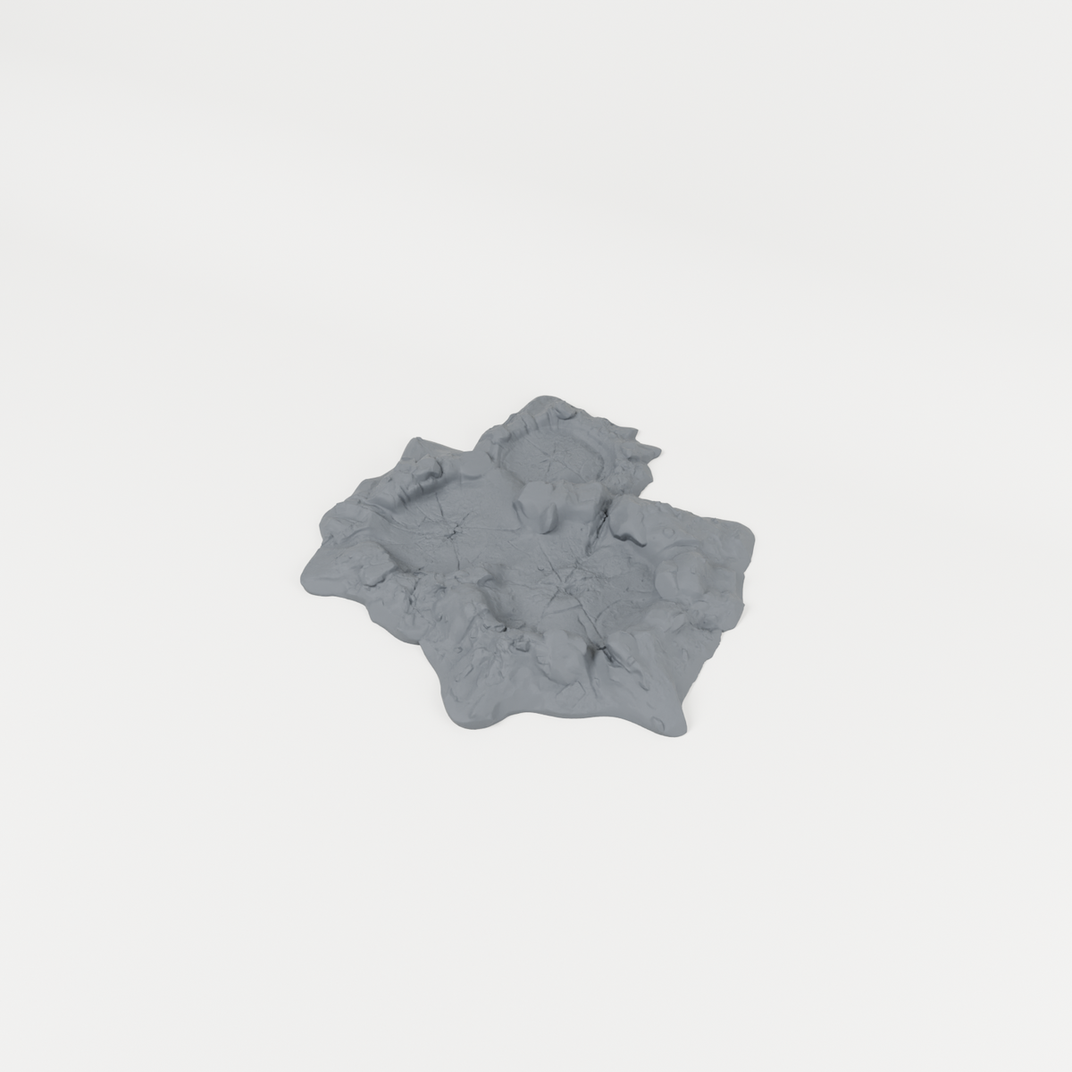 Battlefield Crater 07 unpainted 28mm tabletop terrain