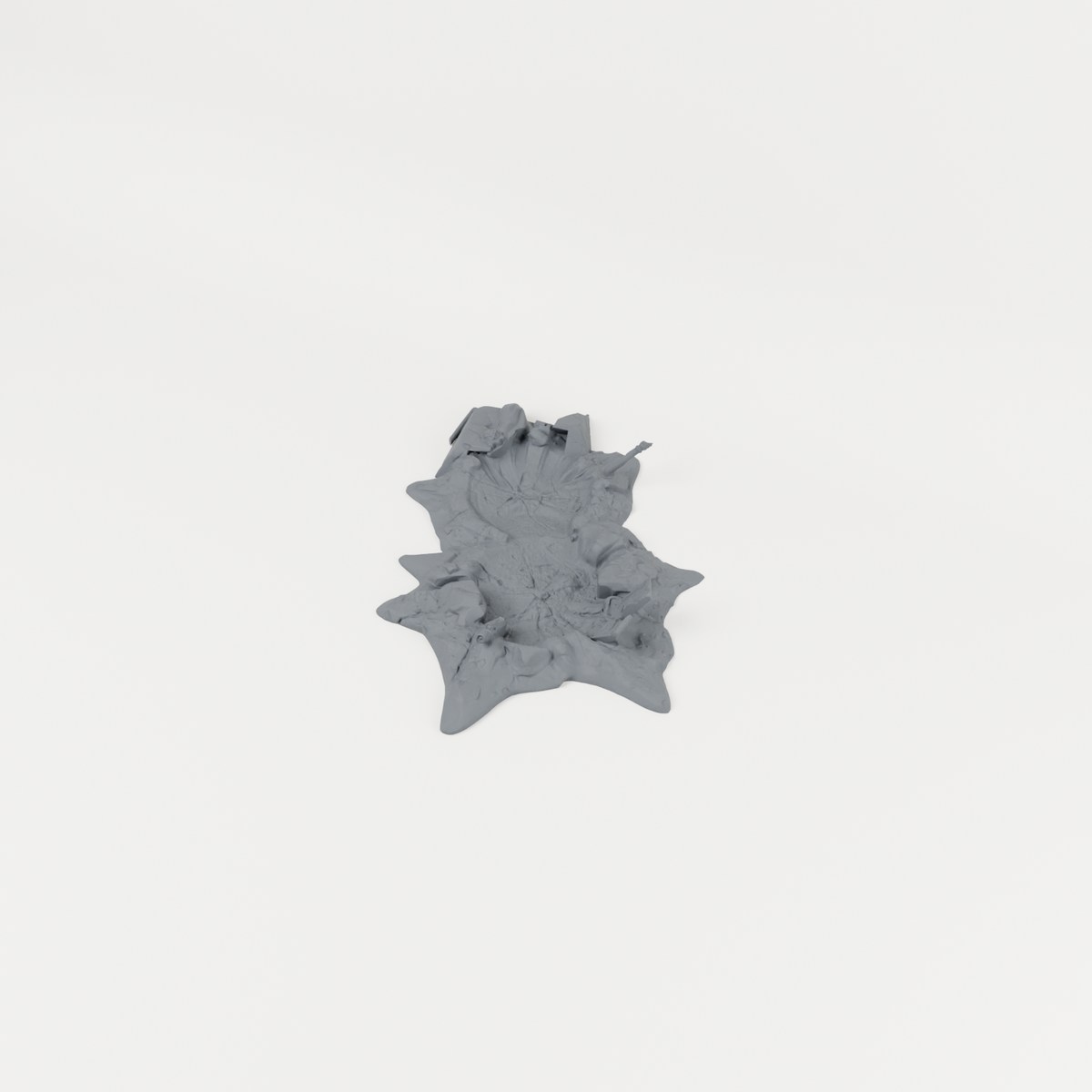 Battlefield Crater 09 unpainted 28mm tabletop terrain