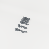 Double Defence Barricades Set unpainted 28mm tabletop terrain