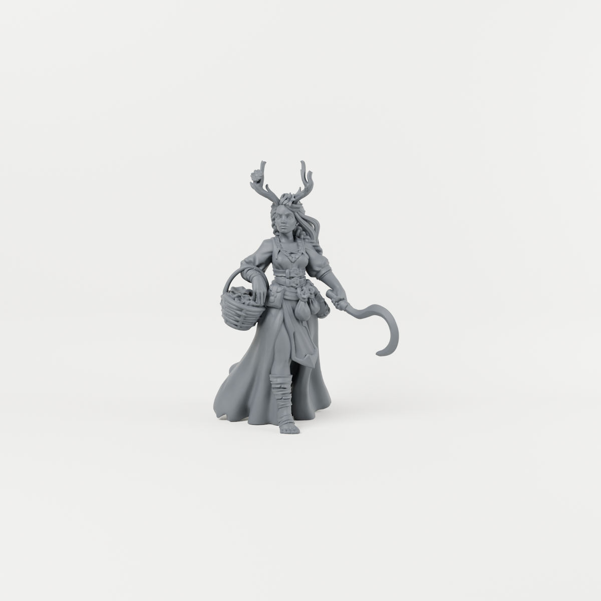 Druid. Exact unpainted sculpt supplied.