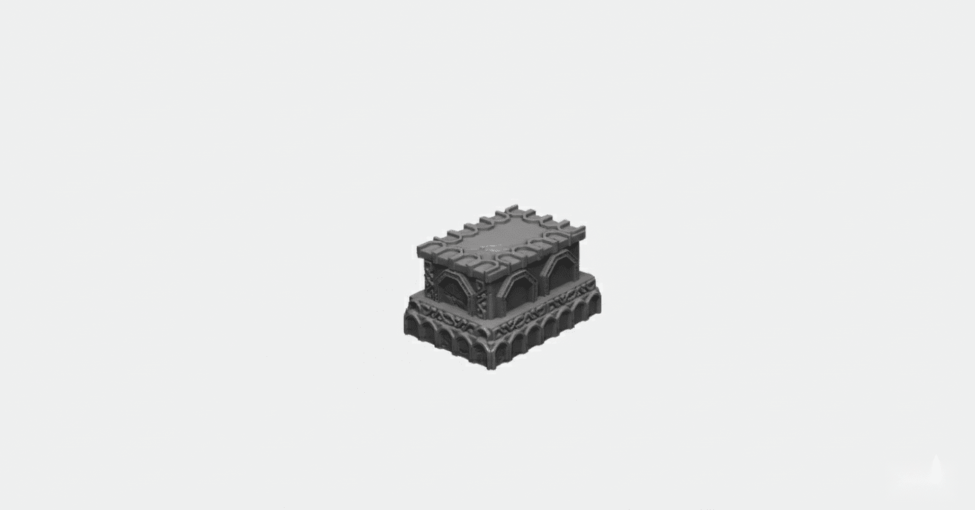 Dwarven Sarcophagus - 28mm DND/Wargame/RPG Terrain - Molten Prints