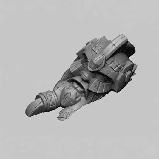 Dwarven Statue Head - 28mm DND/Wargame/RPG Terrain - Molten Prints
