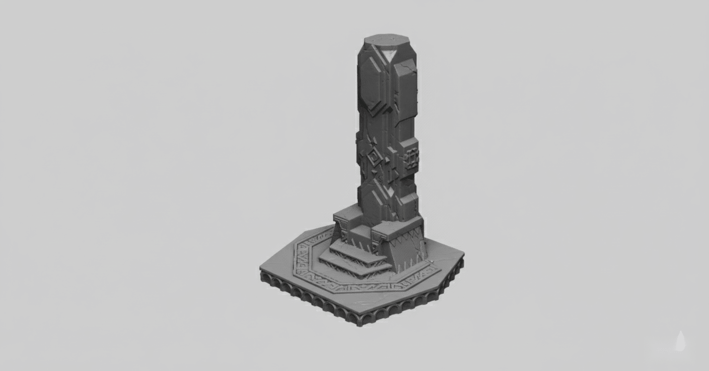 Dwarven Throne A - 28mm DND/Wargame/RPG Terrain - Molten Prints