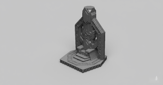 Dwarven Throne B - 28mm DND/Wargame/RPG Terrain - Molten Prints