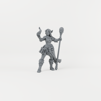 Elf Wizard. Exact unpainted sculpt supplied.