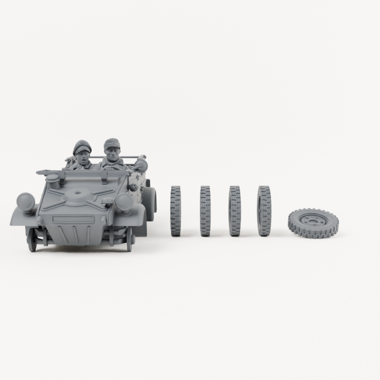 Iron Advance Light Staff Car. Complete kit, supplied unpainted. SKU IROADV-31IH-MOL.