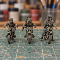Iron Advance Motorcycle Patrol. Slapchop-painted display example. Supplied unpainted. Background items not included.