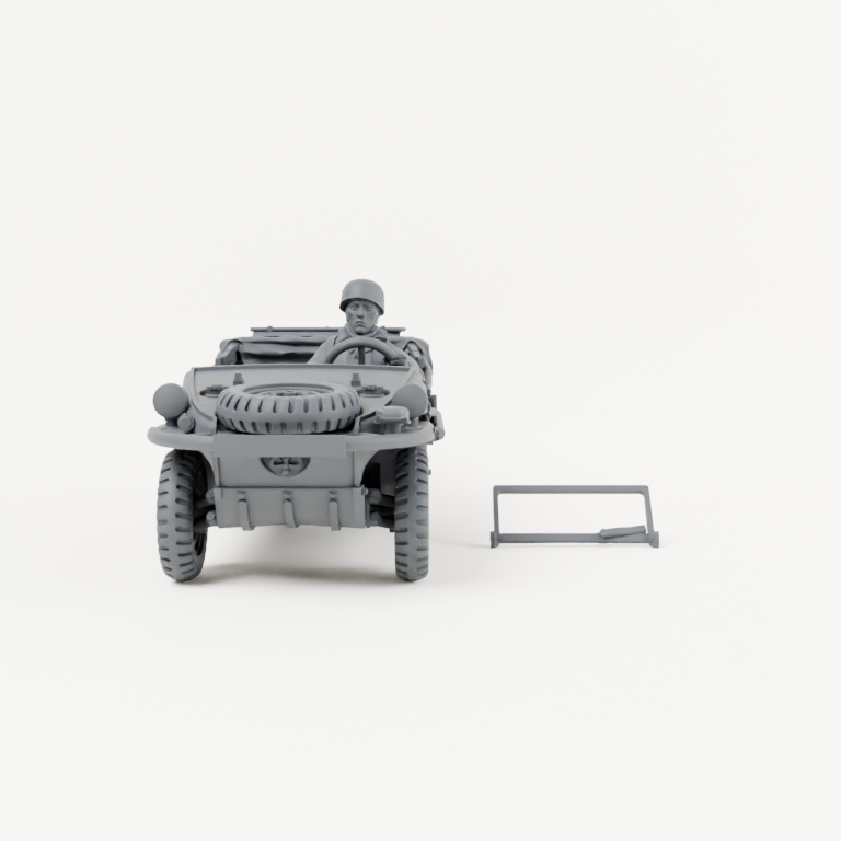 Iron Advance Amphibious Staff Car. Complete kit, supplied unpainted. SKU IROADV-LI4H-MOL.