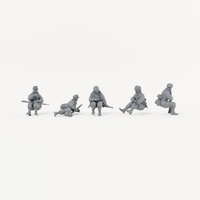Iron Advance Tank Rider Squad. Complete kit, supplied unpainted. SKU IROADV-11IH-MOL.