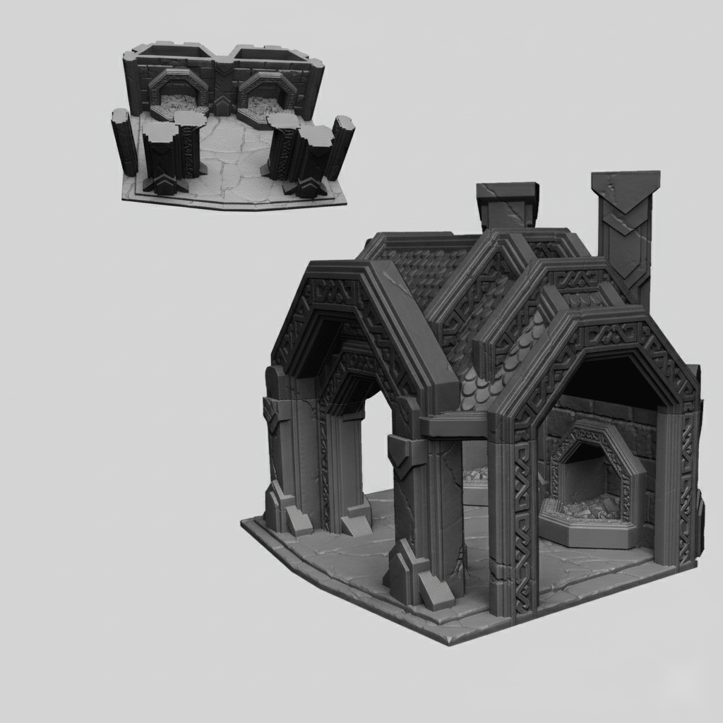 Forge - 28mm DND/Wargame/RPG Terrain - Molten Prints