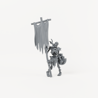 Skeleton 4 Swamp unpainted resin miniature