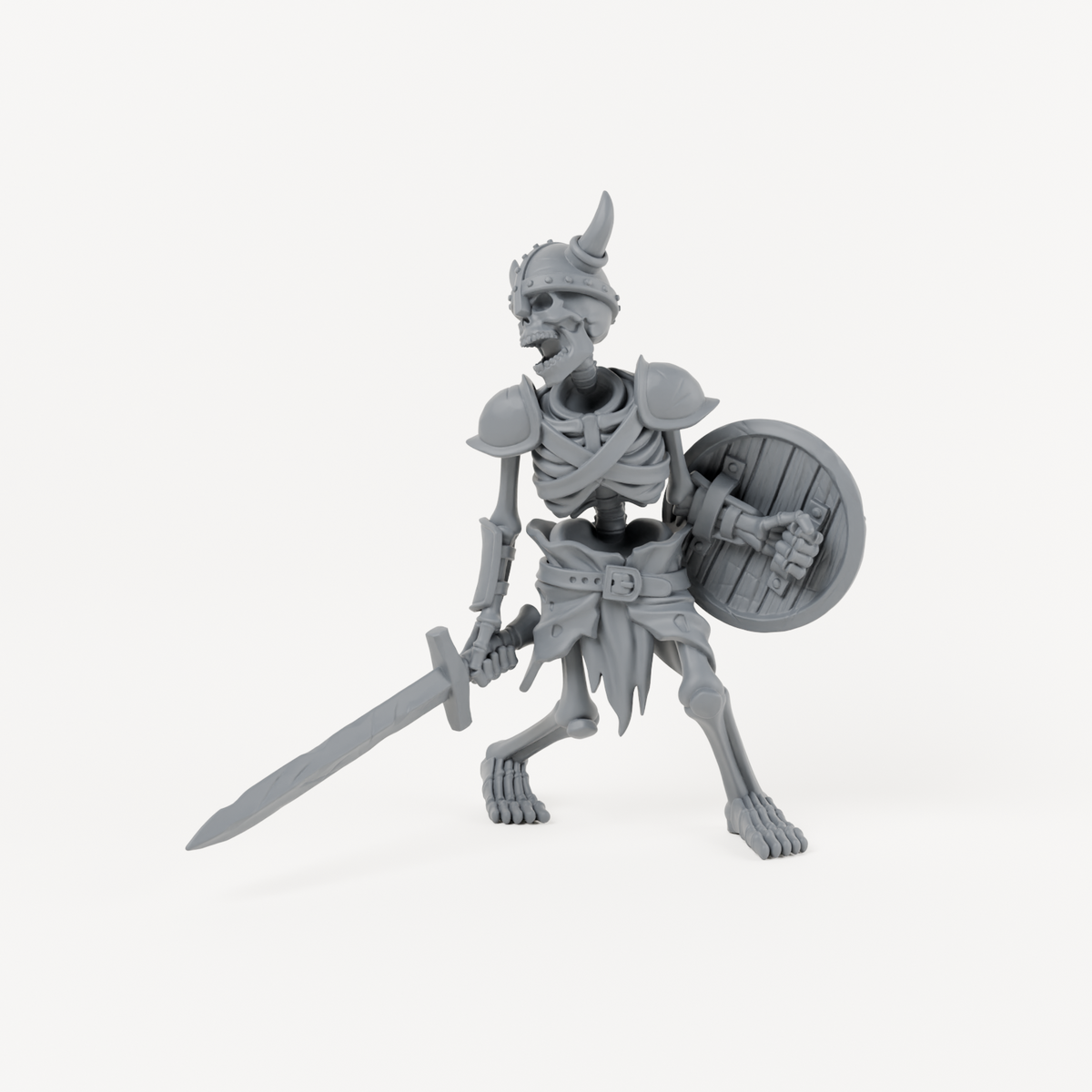 Skeleton 1 Plain ALT unpainted resin miniature