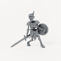 Skeleton 1 Plain ALT unpainted resin miniature