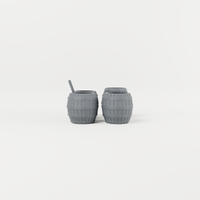 Farmhouse Dairy Barrels – 28mm Fantasy Tabletop Terrain exact included pieces, CAD view 2