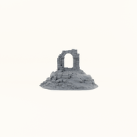 Dun Kaeroth Ruin 5 dark grey front view