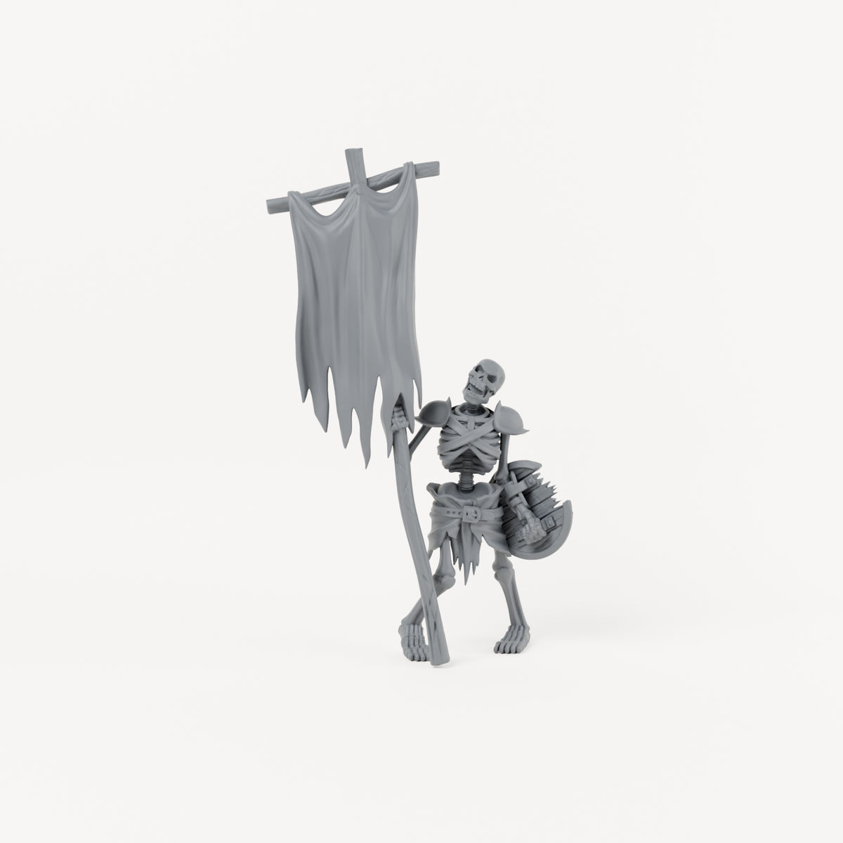 Skeleton 4 Plain ALT unpainted resin miniature