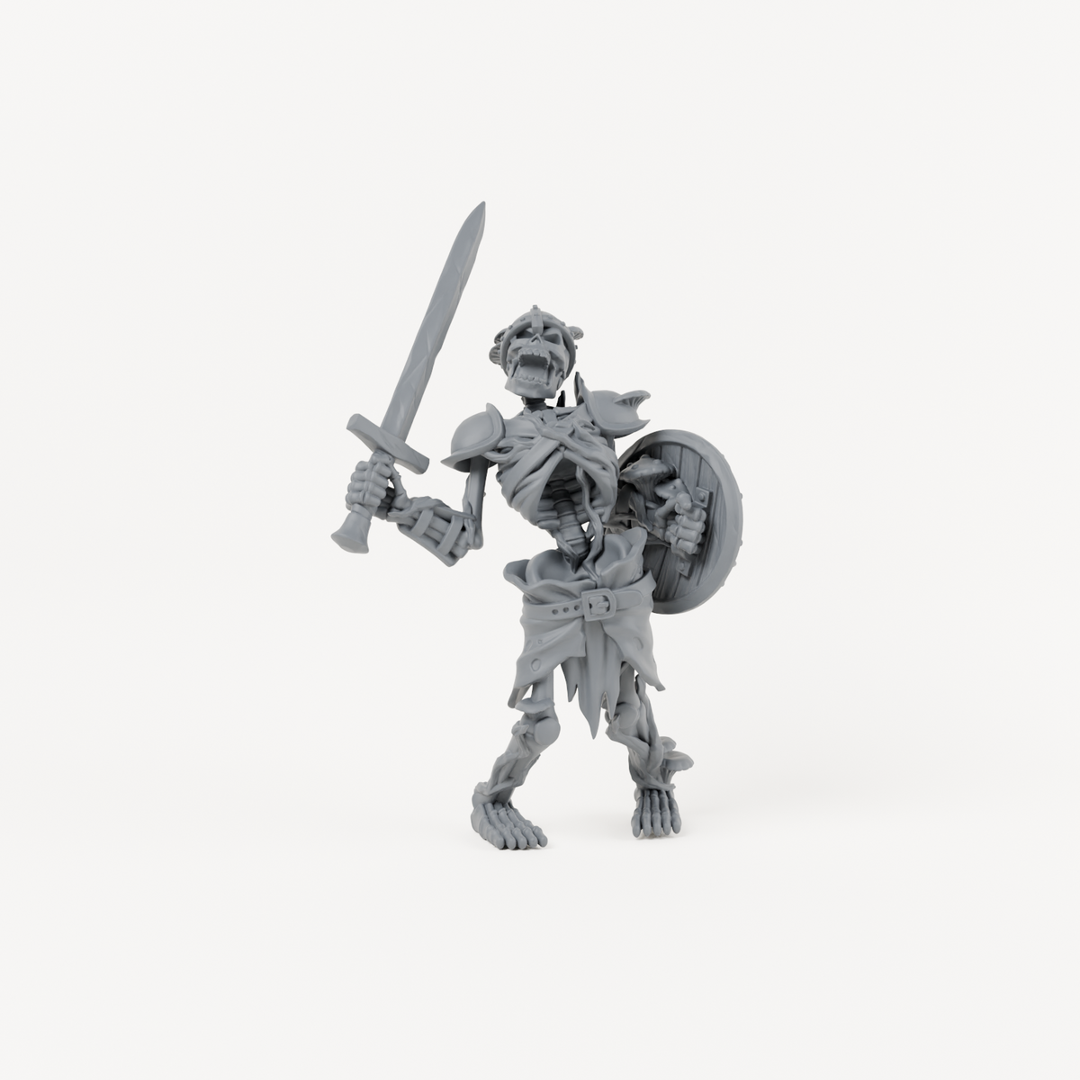 Skeleton 5 Swamp unpainted resin miniature