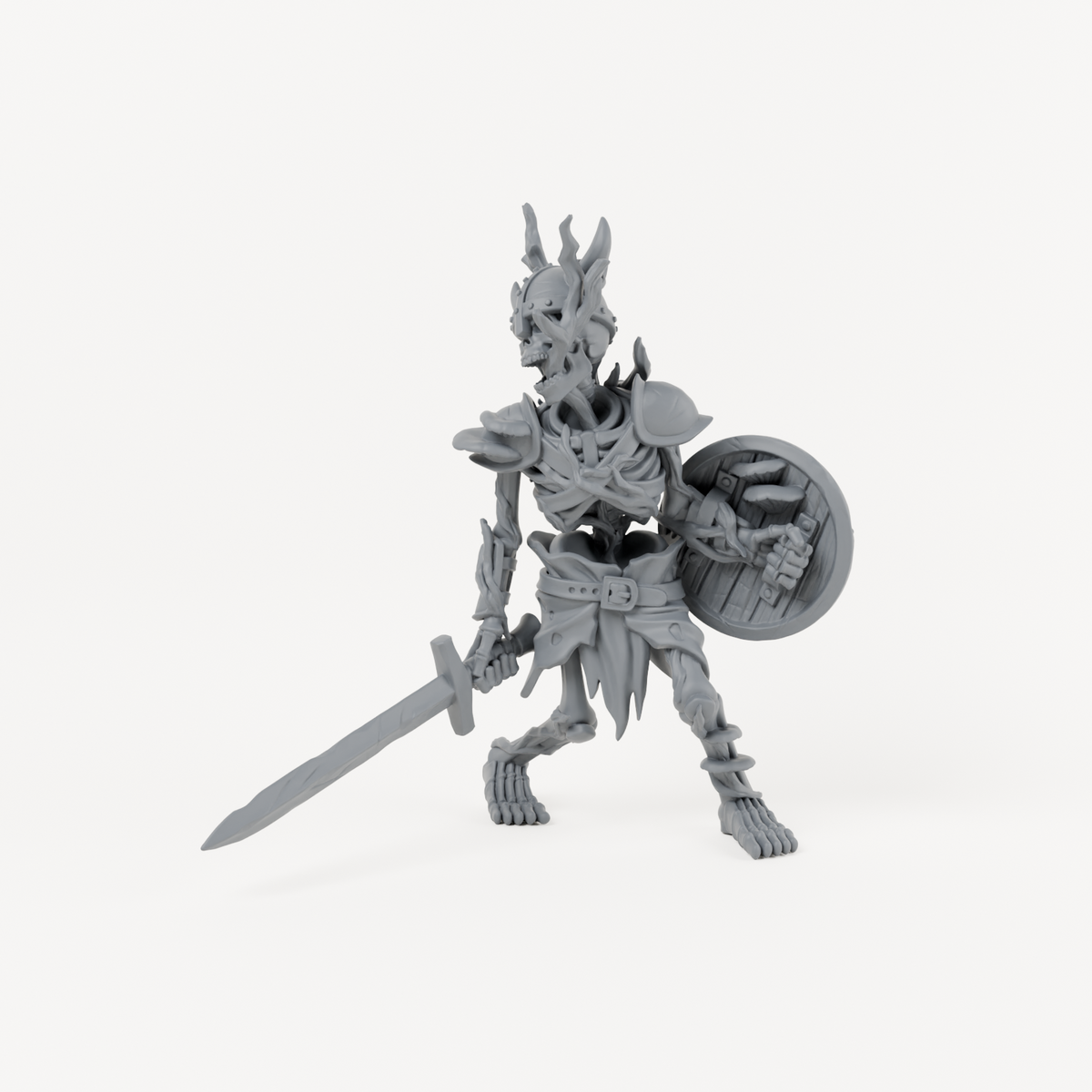 Skeleton 1 Swamp unpainted resin miniature