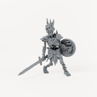 Skeleton 1 Swamp unpainted resin miniature