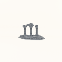 Broken Pillars dark grey front view