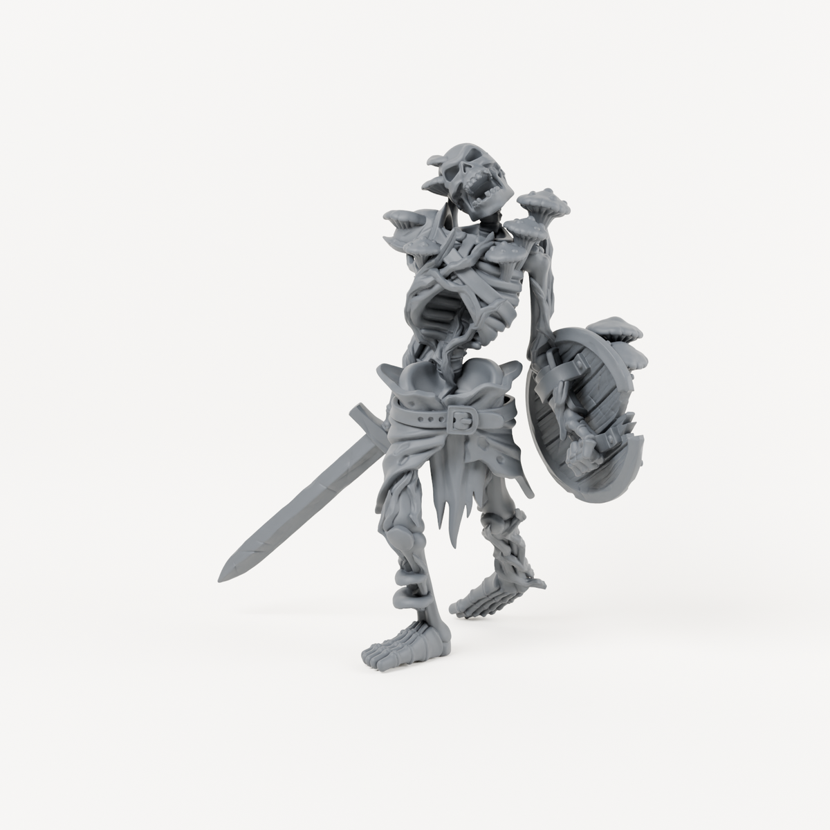 Skeleton 2 Swamp unpainted resin miniature