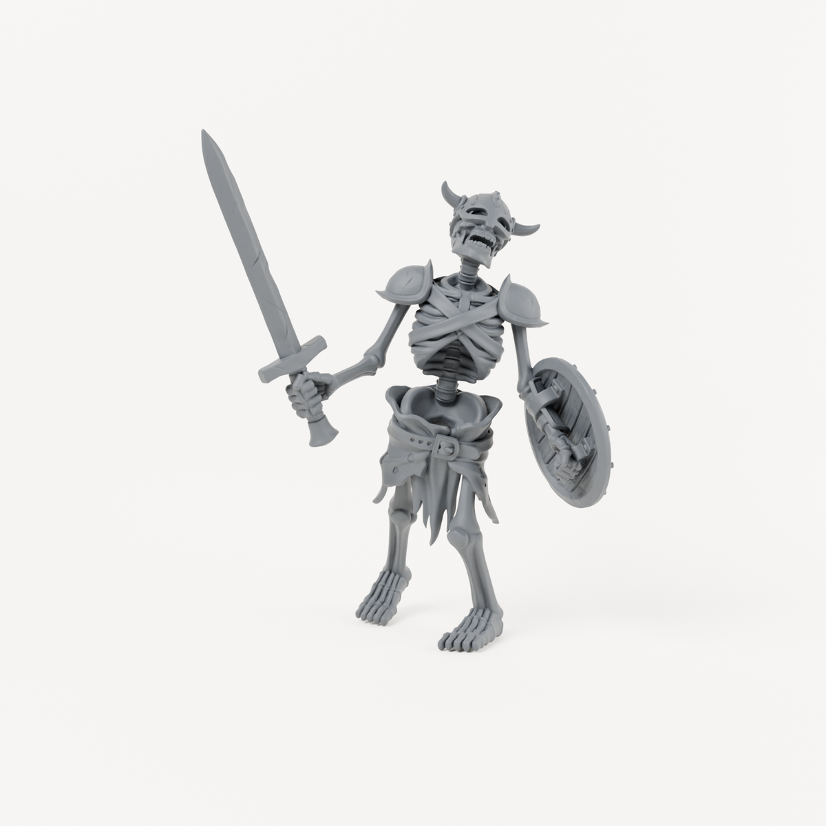 Skeleton 3 Plain ALT unpainted resin miniature