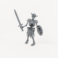 Skeleton 3 Plain ALT unpainted resin miniature