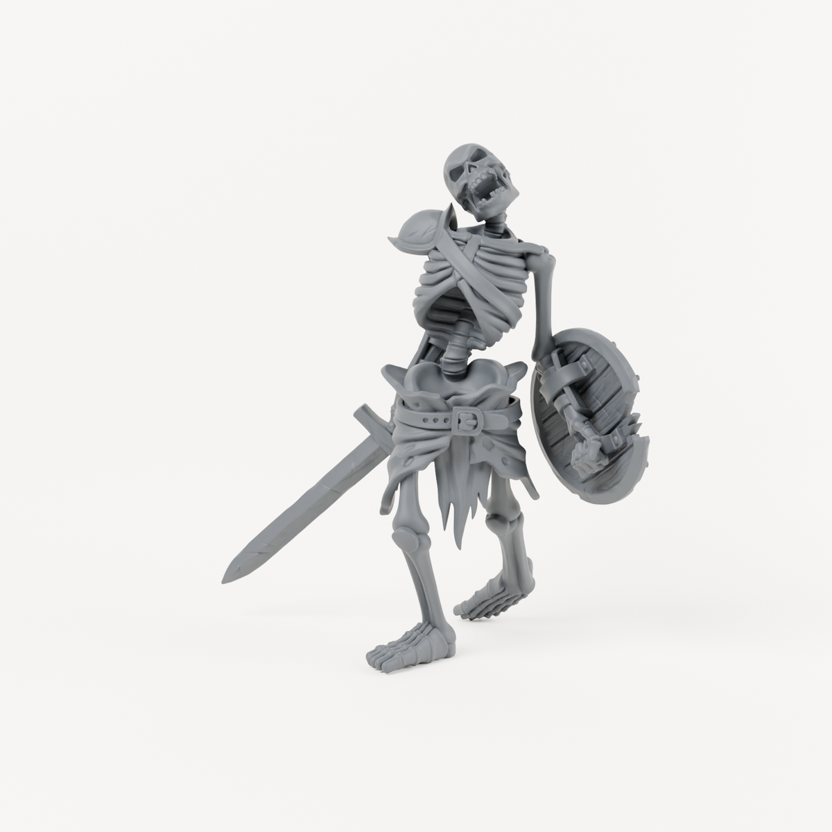 Skeleton 2 Plain ALT unpainted resin miniature
