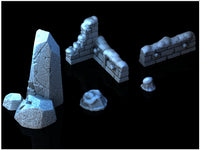 Frozen Scatter Set 2 - 28mm DND/Wargame/RPG Terrain - Molten Prints