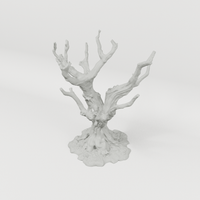 Free Tree - Forgotten Towns 28mm terrain component breakdown angle one